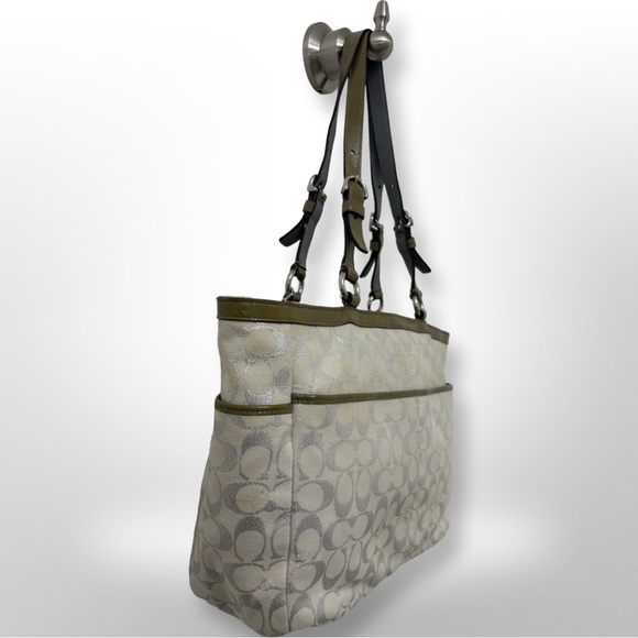 Coach Gallery Lurex East/West Tote - Picture 2 of 12